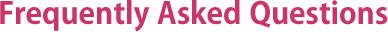 Frequently Asked Questions